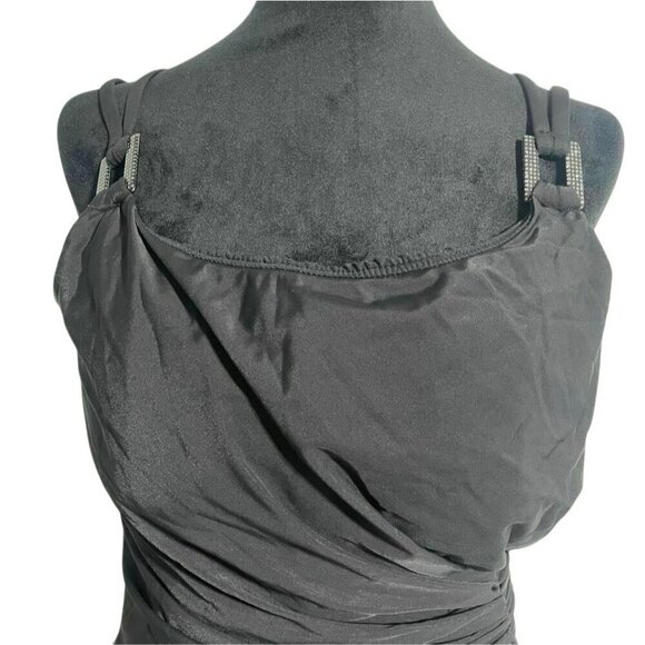 Miraclesuit Size 16  Black One Piece Swimsuit Slimming Flattering Plus Size - Picture 2 of 10